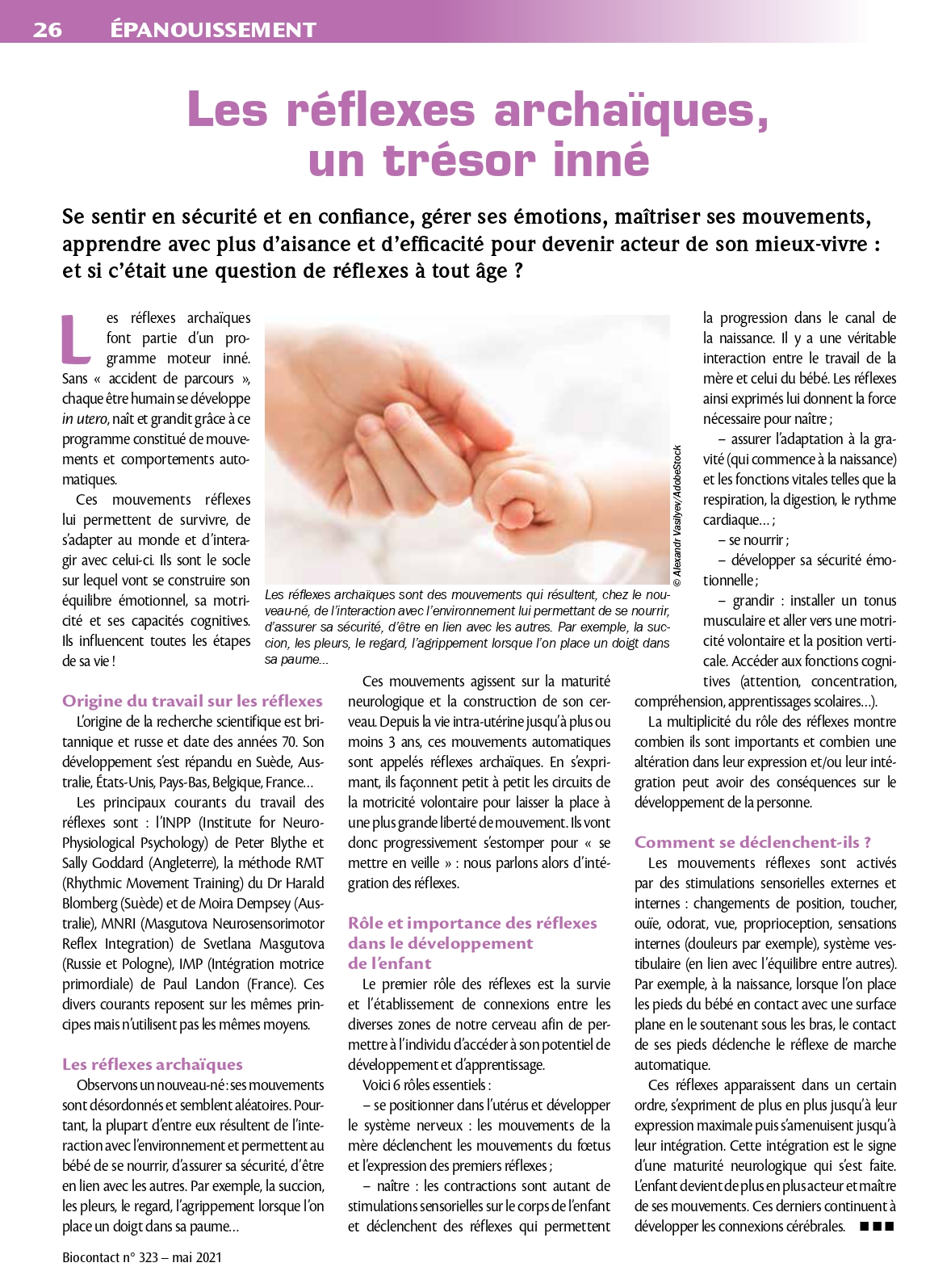 Réflexes, vous avez dit réflexes ????