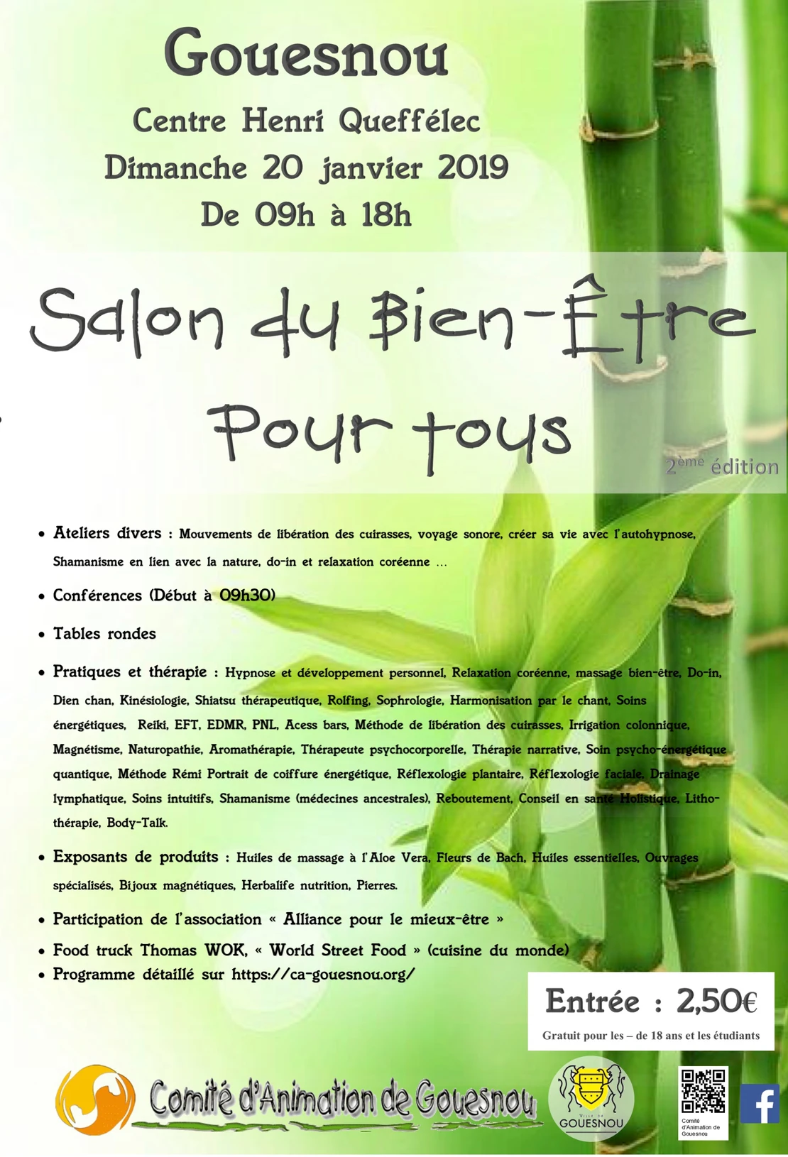 Salon du Bien-Etre le 20 janvier 2019